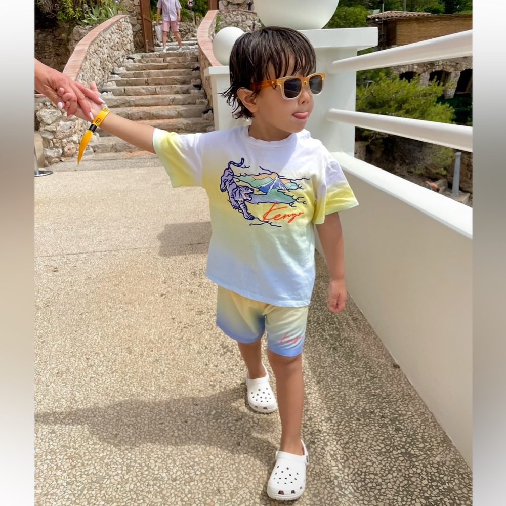 Kenzo Kids Logo Shirt and Swim Shorts